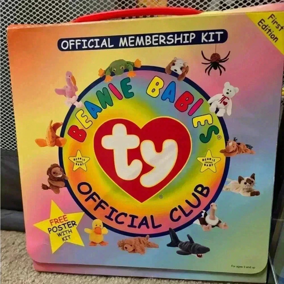 Ty Beanie Babies Platinum Edition Club Kit- Clubby And Princess Diana - Picture 2 of 16